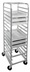 Thumbnail image #2 for Channel Manufacturing Aluminum End-Load Pizza Pan and Dough Box Rack, 15-Pan Capacity, 4-Inch Centers, 70-Inch High