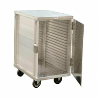 Omcan Mobile Enclosed Aluminum Pan Rack Cabinet, 20-Tier for 18 x 26 Inch Pans