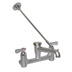 Thumbnail image #1 for BK Resources WorkForce Splash-Mounted Mop Sink Service Faucet with Vacuum Breaker, Bucket Holder and Wall Bracket