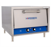 Bakers Pride HearthBake Series Countertop Electric Pizza/Pretzel Oven, Brick-Lined Single Compartment, 7-Inch Deck Height
