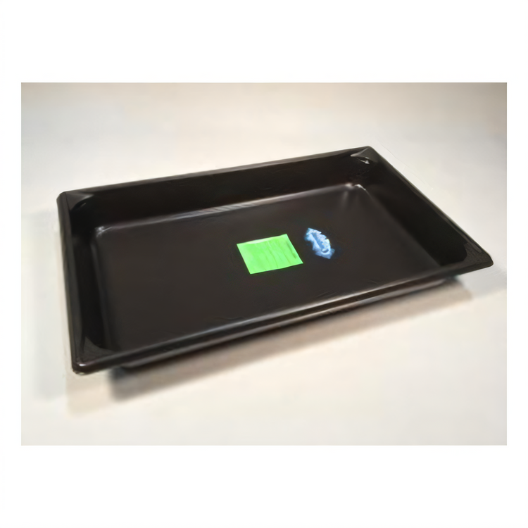 Product image #1 for Henny Penny 1/1 GN Solid Hotel Pan, 12 x 20 x 2-1/2 Inch, Coated Stainless Steel, Sparkling Black