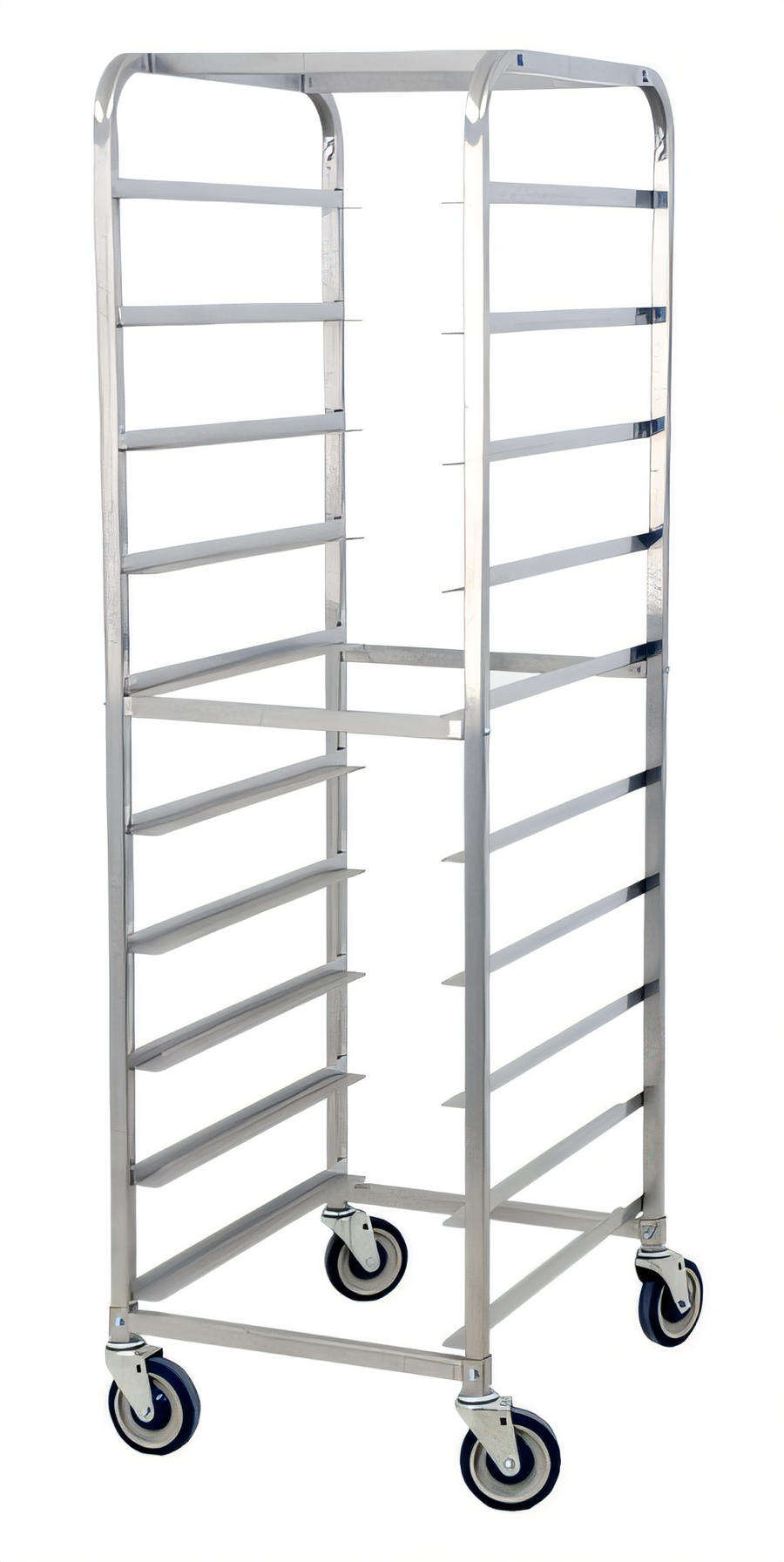 Product image #1 for 10-Slide Stainless Steel Pan Rack with 6-Inch Centers and 5-Inch Casters