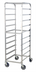 Thumbnail image #1 for 10-Slide Stainless Steel Pan Rack with 6-Inch Centers and 5-Inch Casters