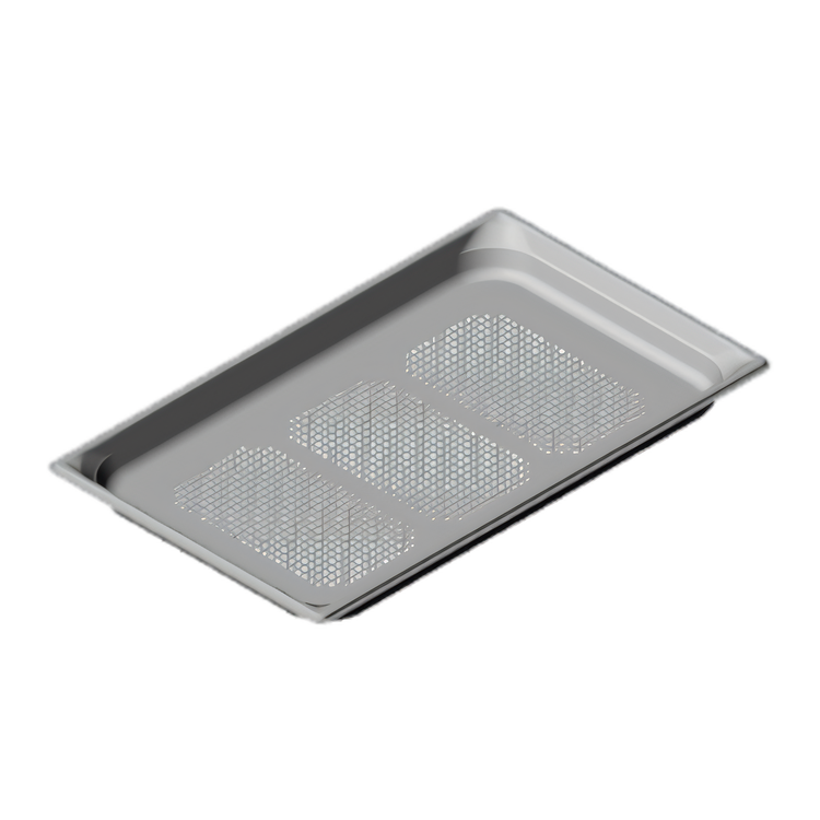 Product image #1 for Vollrath Super Pan 3 Full-Size 1/1 GN Perforated Hotel Pan, 2-1/2 Inch Deep