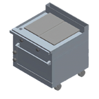 Thumbnail image #1 for Jade Range (Middleby) Titan JMRH-36IP 36-Inch Modular Gas Plancha Range, 5/8-Inch Steel Plate, Stainless Steel