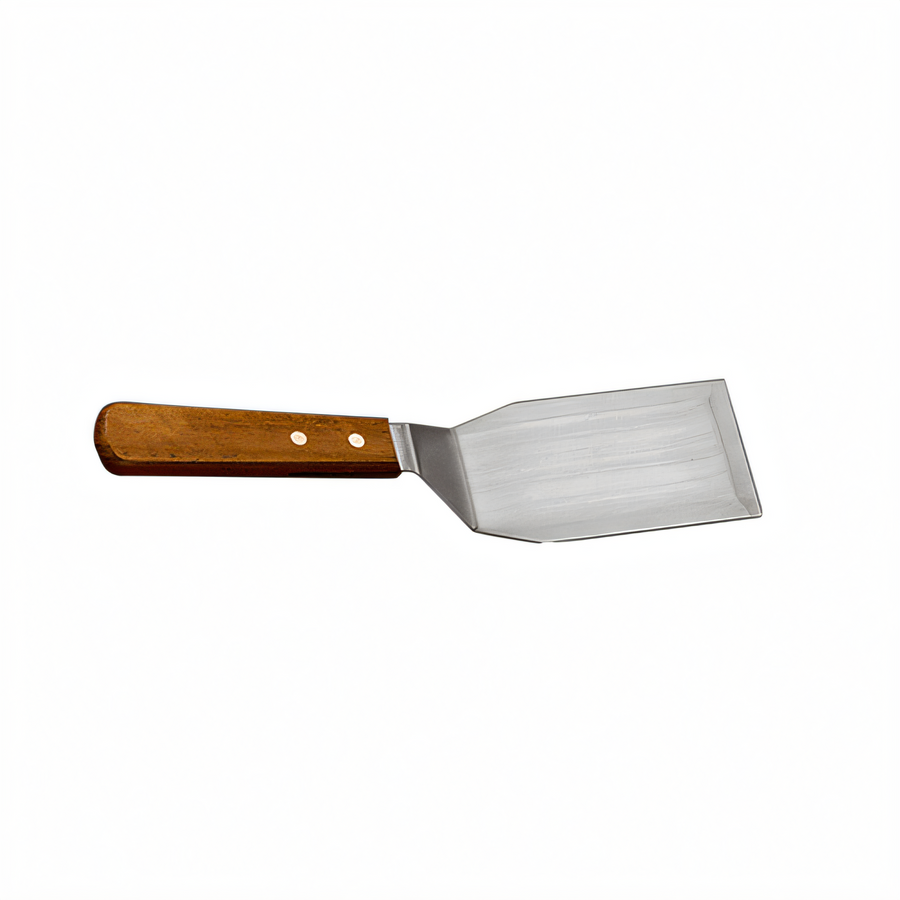 Product image #1 for American Metalcraft Wood-Handled Hamburger Turner / Pizza Server with 5 x 3 Inch Stainless Steel Blade