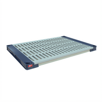 MetroMax 4 54-Inch x 24-Inch Blue Open Grid Polymer Shelf with Microban