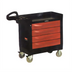 Thumbnail image #1 for TradeMaster 4-Drawer Commercial Cart with 16 x 30 Inch Drawers, 500 lb. Capacity, Black