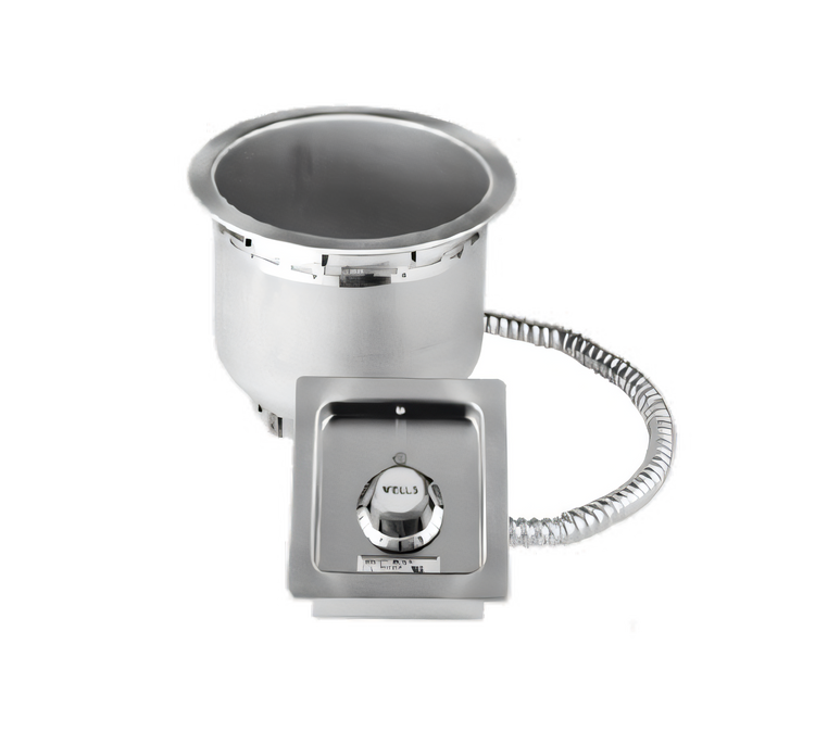 Product image #1 for Wells SS-8TU 7-Quart Round Top-Mount Drop-In Electric Food Warmer