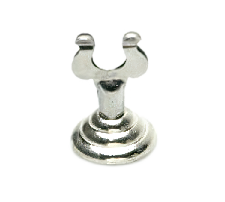 Product image #1 for American Metalcraft MH220 Stainless Steel Menu Card Holder with Harp Clip and Round Base