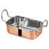 Thumbnail image #1 for Winco Copper-Plated Rectangular Mini Roasting Pan, 16 oz., 5-3/4 x 3-3/4 in.