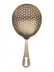 Thumbnail image #1 for Barfly 6-1/2 Inch Antique Gold-Plated Julep Strainer with Welded Handle