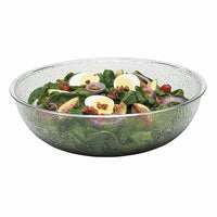 Cambro Camwear Clear 12-Inch Round Pebbled Polycarbonate Salad Bowl, 5.8 Qt.