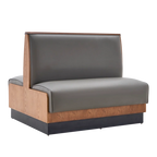Thumbnail image #1 for ATSMFG ATS AT&S-AD-KR36-P GR7 Karender Standard Booth, double, 48" long x 36" high, Plain back, Upholstery and foam fitted over a computer-cut