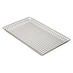 Thumbnail image #1 for Winco DB-2616 Rectangular Wire Bagel and Pastry Basket, 26 x 16 x 2 Inches Case of 12