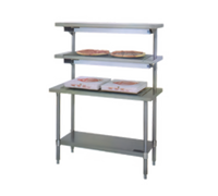 Eagle Group 48-Inch Floor Model Pizza Holding Table with 2 Infrared Warmers, 208V