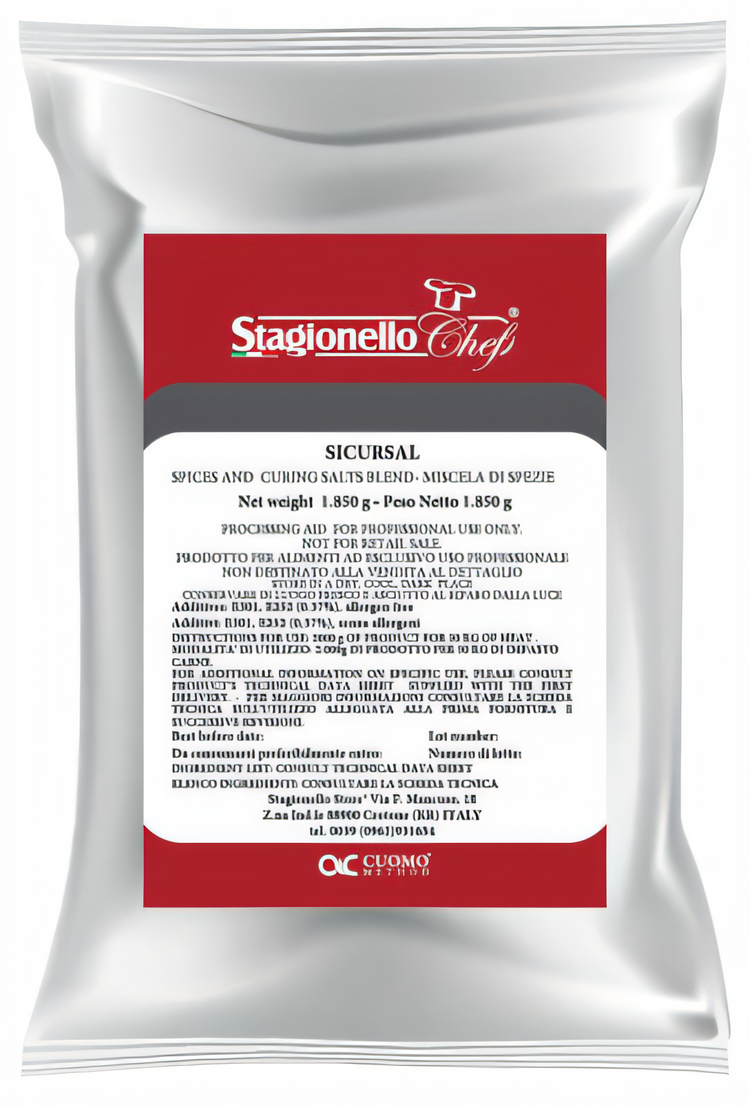 Product image #1 for Omcan USA Rapid Fermentation Curing Salt and Spice Blend for Cured Salami, 1.85 kg Bag