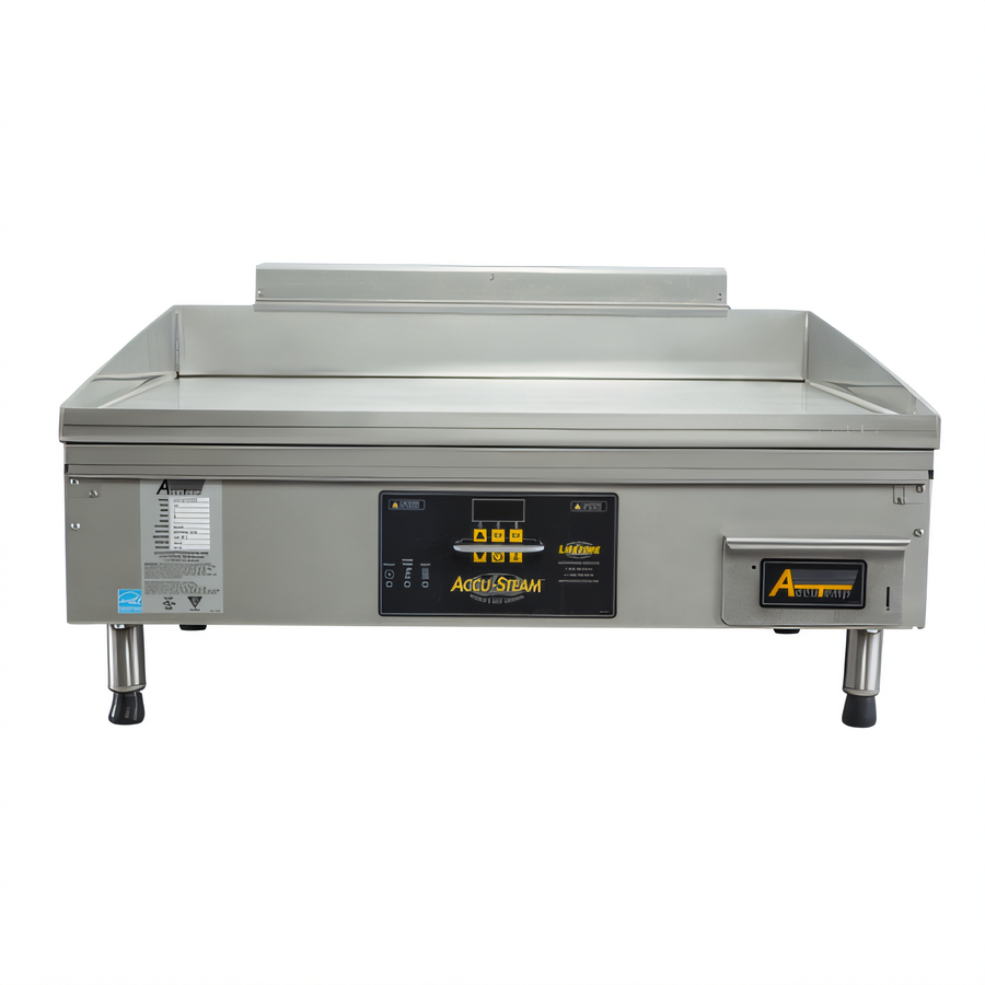 Product image #1 for AccuTemp AccuSteam Countertop Propane Gas Griddle with 24 x 24 Inch Cooking Surface