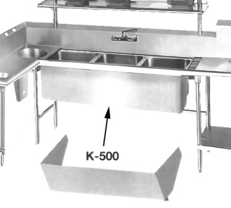 Product image #1 for Advance Tabco Stainless Steel Sink Bowl Apron