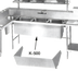 Thumbnail image #1 for Advance Tabco Stainless Steel Sink Bowl Apron