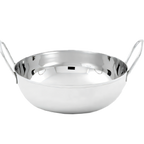 Thumbnail image #1 for American Metalcraft BD72 Round Stainless Steel Balti Dish, 40 oz., 7-Inch Diameter, Mirror Finish Case of 36