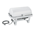 Thumbnail image #1 for Orion® Full-Size Rectangular Retractable Electric Roll Top Chafer, 9 Quart, Stainless Steel