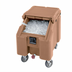 Thumbnail image #2 for Cambro SlidingLid™ Slant-Top Mobile Ice Caddy with 5-Inch Casters, 100 lb Capacity, Coffee Beige