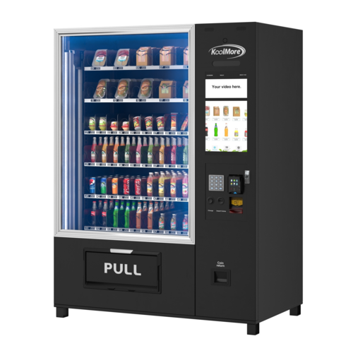 Product image #1 for KoolMore Refrigerated Snack Vending Machine with 21.5-Inch Touch Display, 66 Slots