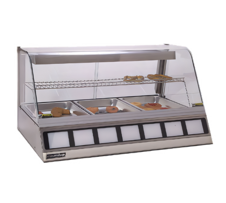 Product image #1 for Antunes DCH-320 Countertop Heated Display Cabinet, 3-Pan Full-Service Hot Food Merchandiser, 120V