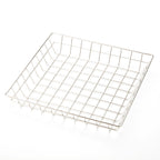 Thumbnail image #1 for American Metalcraft SQGS12 Square Stainless Steel Wire Grid Serving Basket, 12 x 12 x 2 Inches Case of 24