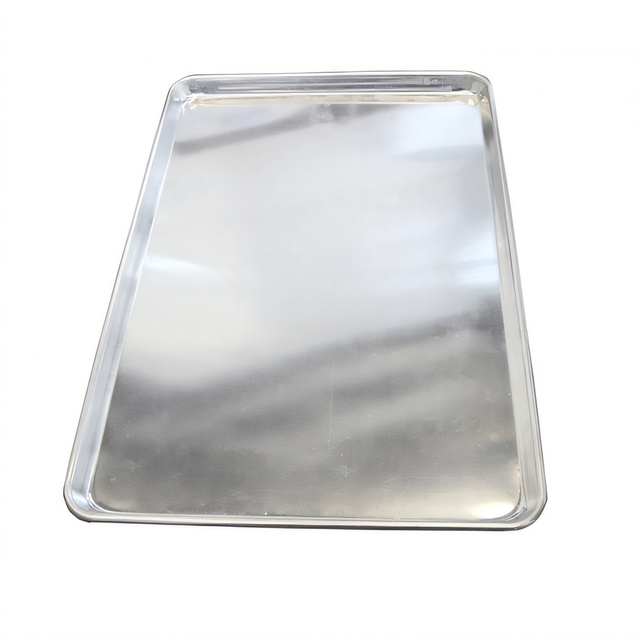 Product image #1 for Full-Size 18 x 26 Inch Solid Aluminum Bun Pan, 20 Gauge, Uncoated