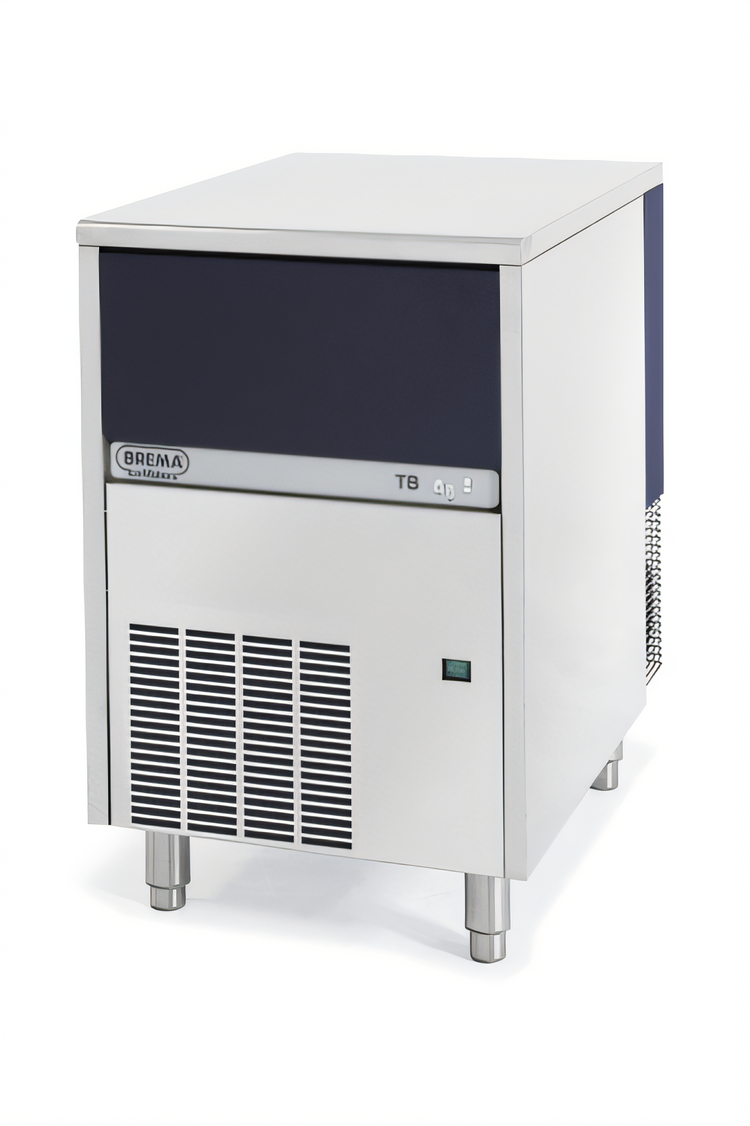 Product image #1 for Brema Automatic Pebble Ice Maker with 44 lb Storage Bin, 216 lb/24 Hr Production, Air-Cooled Floor Model