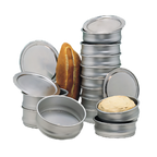 Thumbnail image #1 for American Metalcraft DRPE878 96 oz Eastern Style Self-Stacking Dough Retarding/Proofing Pan, 14-Gauge Aluminum Case of 24