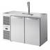 Thumbnail image #1 for True Premier Bar Two-Section Refrigerated Draft Bar Cooler with 1-Faucet Column, Stainless Steel, 52 Inches Wide