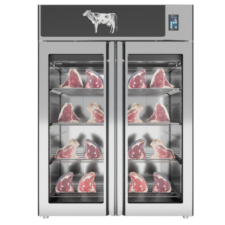 Product image #1 for Trento Stagionello Dry Age 3.0 Dry Aging Cabinet, 49.5 Cu. Ft., 2 Hinged Glass Doors