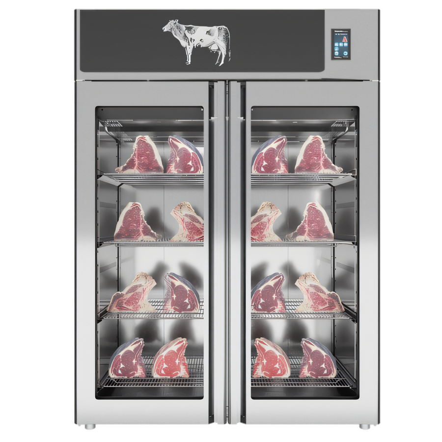 Product image #1 for Trento Stagionello Dry Age 3.0 Dry Aging Cabinet, 49.5 Cu. Ft., 2 Hinged Glass Doors