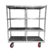 Thumbnail image #1 for Lifetime Tough 3-Tier Mobile Tray Drying Rack, Aluminum, 63 x 30 x 60 Inches