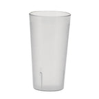 Thumbnail image #2 for Winco PTP-16C Plastic Tumbler, 16 oz., Clear, Pebbled Case of 6