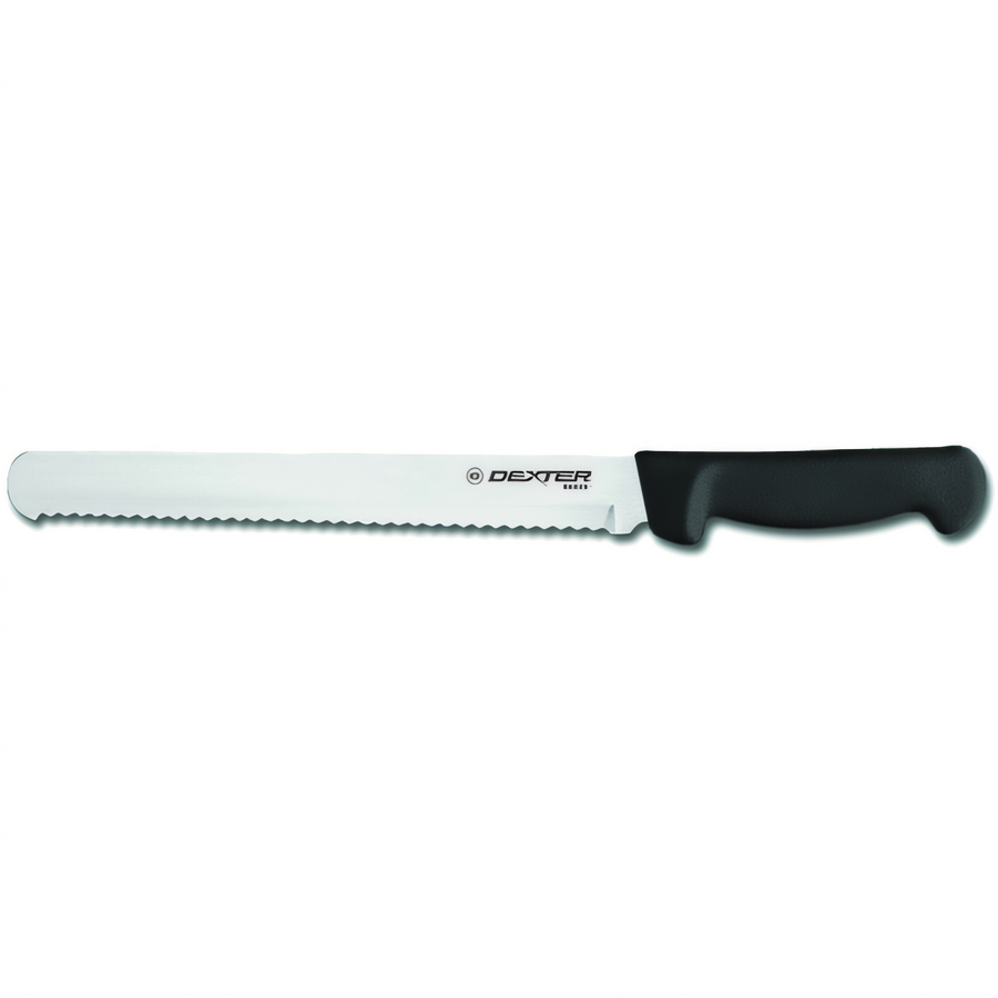 Product image #1 for Dexter Russell Basics 12-Inch Scalloped Slicer Bread Knife with Black Polypropylene Handle