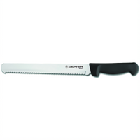 Dexter Russell Basics 12-Inch Scalloped Slicer Bread Knife with Black Polypropylene Handle