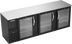 Thumbnail image #1 for Beverage-Air 94-Inch Three-Section Shallow-Depth Back Bar Refrigerator with 3 Glass Doors