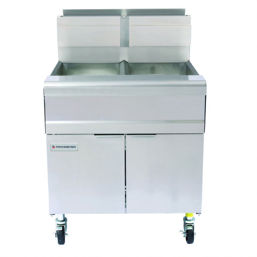 Product image #1 for Frymaster MJ250 Two-Tank Performance Gas Floor Fryer, 2 x 50-lb Open Frypots