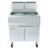 Thumbnail image #1 for Frymaster MJ250 Two-Tank Performance Gas Floor Fryer, 2 x 50-lb Open Frypots