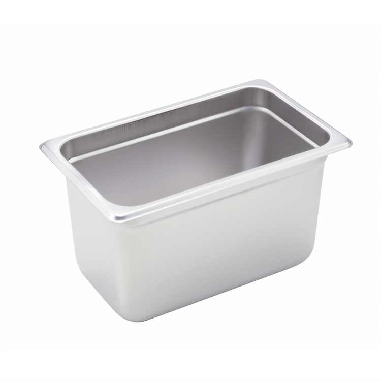 Product image #1 for Winco 1/4 Size 6-Inch Deep 22 Gauge Anti-Jamming Solid Steam Table Pan