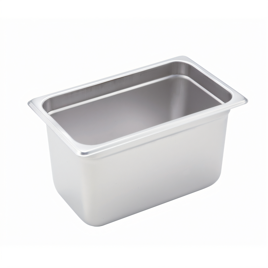 Product image #1 for Winco 1/4 Size 6-Inch Deep 22 Gauge Anti-Jamming Solid Steam Table Pan