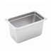 Thumbnail image #1 for Winco 1/4 Size 6-Inch Deep 22 Gauge Anti-Jamming Solid Steam Table Pan