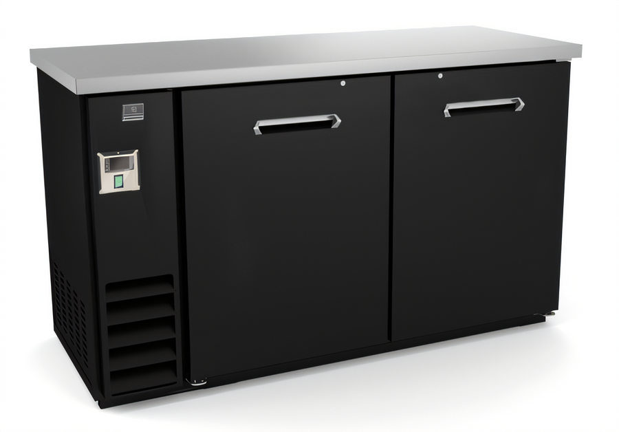 Product image #1 for Kelvinator Commercial 61-Inch 2-Solid-Door Back Bar Cooler with Self-Contained Side-Mounted Refrigeration