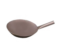 Mandarin 12-Inch Steel Wok with 7-Inch Reinforced Steel Handle, Dozen Pack