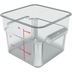 Thumbnail image #1 for CFS Brands 11952AF07 Squares Commercial Food Storage Containers Case of 6