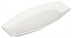 Thumbnail image #1 for Winco Ardesia Loures Bright White Porcelain Oblong Plate, 15-1/4 x 6-1/2 Inches, Case of 12